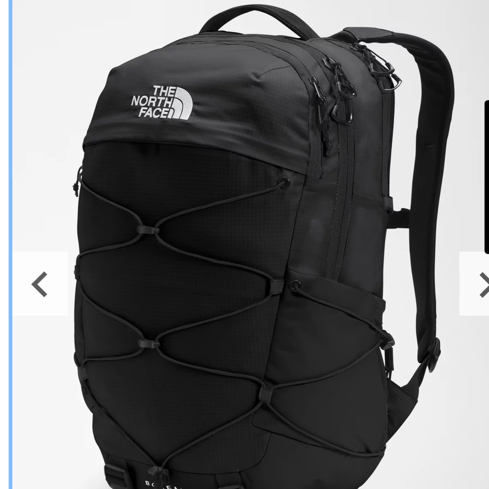 North Face Women’s Black Borealis backpack.